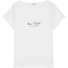 Marc O'Polo Beige T-shirts & Toppe Marc O'Polo Shirts sort hvid sort hvid