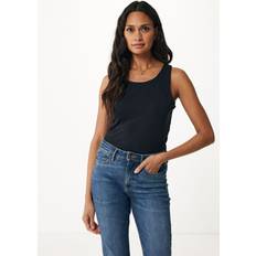 Mexx Overdele Mexx Top Schwarz