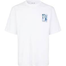 Samsøe Samsøe Hvid T-shirts & Toppe Samsøe Samsøe Sawind uni t-shirt 11725