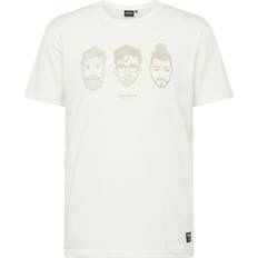Icepeak T-shirts Icepeak Sportshirt 'AKERA' stone naturweiß