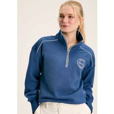 Joules Sweatere Joules Women&#039;s Racquet Half-Zip Fleece Ink Blue-12