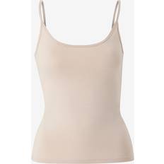 Gina Tricot T-shirts & Toppe Gina Tricot Top Basic Strap Singlet Beige