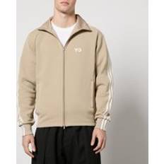 Y-3 Overtøj Y-3 3-Stripe Jersey Track Jacket Beige