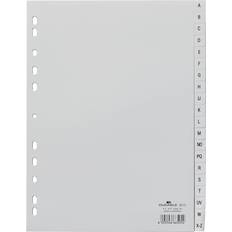 Durable Index Dividers with 20 Embossed A-Z Tabs 20-pack