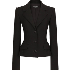 44 - Polyamid Blazere Dolce & Gabbana Single Breasted Jacket - Black