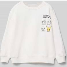 Mango Sweatshirts Børnetøj Mango Kids' Pokemon Sweatshirt, Natural White