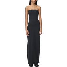 Elastan/Lycra/Spandex - Lange kjoler - S - Sort Pieces Ruka Maxi Dress - Black