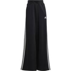 Adidas Bomuld - Dame - Joggingbukser adidas Women's Sportswear Essentials 3-stripes French Terry Wide Joggers - Black/White