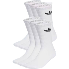 Adidas Boxsershorts tights Undertøj adidas Originals Trefoil Cushion Crew Socks 6-pack - White
