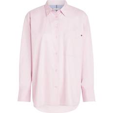 Tommy Hilfiger Dame - XS Bluser Tommy Hilfiger Essential Relaxed Poplin Shirt DELICATE PINK