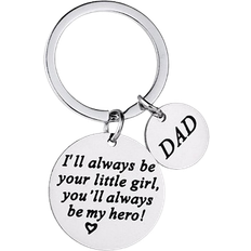 Key Ring For Dad - Silver