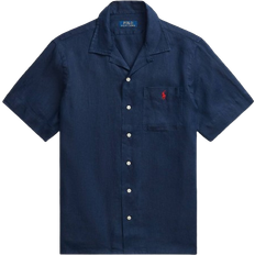 Ralph Lauren XS Overdele Ralph Lauren Classic Fit Linen Camp Shirt - Navy