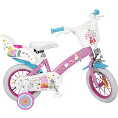 Gurli Gris Køretøj Toimsa Peppa Pig Bicycle with Stabilisers Basket Doll Seat