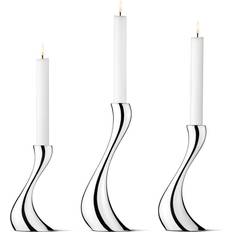 Georg Jensen Brugskunst Georg Jensen Cobra Lysestage 24cm 3stk