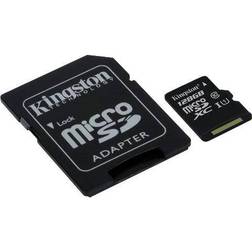 Kingston microSDXC Class 10 UHS-I U1 45/10MB/s 128GB +Adapter