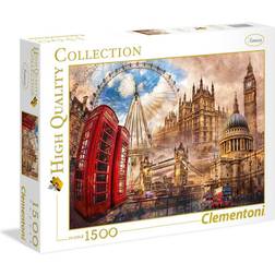 Clementoni High Quality Collection Vintage London 1500 Brikker