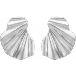 ENAMEL Copenhagen Wave Earrings - Silver