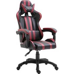 vidaXL Reclining Mechanism Gaming Chair - Black/Burgundy