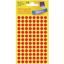 Avery Bright Red Dot Stickers