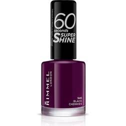 Rimmel 60 Seconds Super Shine Nail Polish Black Cherries 8ml