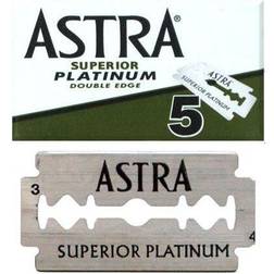 Astra Superior Platinum Double Edge Razor Blades 5-pack