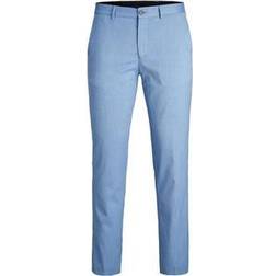 Jack & Jones Super Slim Fit Habit Trousers - Blue/Chambray Blue • Pris »