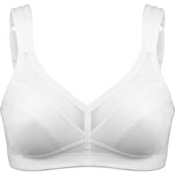 Swegmark Net Faitrade Cotton Soft Bra - White