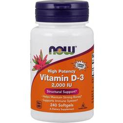 Now Foods Vitamin D-3 2000 IU 240 stk