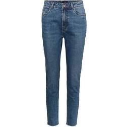 Vero Moda Brenda High Waist Straight Cut Jeans - Medium Blue Denim