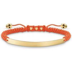 Thomas Sabo Skull Bracelet - Gold/Orange