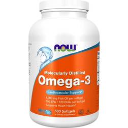Now Foods Omega-3 Molecularly Distilled 500 stk