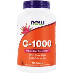 Now Foods C 1000 with Rose Hips & Bioflavonoids 250 stk