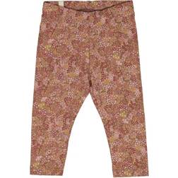 Wheat Baby Jersey Leggings - Rose Cheeks Flowers