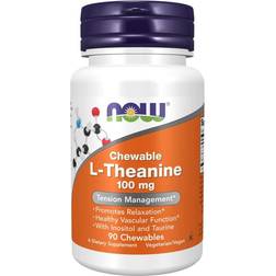 Now Foods L Theanine 100mg 90 stk