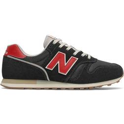 New Balance 373v2 M - Black with Team Red