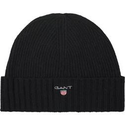 Gant Wool Lined Beanie - Black