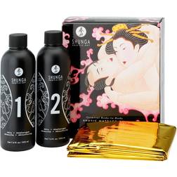 Shunga Oriental Erotic Massage Gel Set Sparkling Strawberry Wine