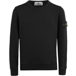 Stone Island Boy's Badge Sleeve Sweatshirt - Black