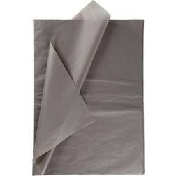 Creativ Company Silkepapir, ark 50x70 cm, 14 g, mørk grå, 10ark