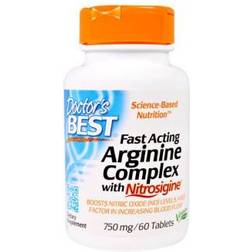 Doctor's Best Doctor's Best Fast Acting Arginine Complex with Nitrosigine, 750mg 60 tabs