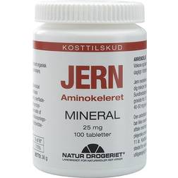 Natur Drogeriet Jern Aminokoleret Mineral 100 stk