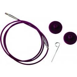 Knitpro kabel til udskiftelige rundpinde Rosa 120 cm