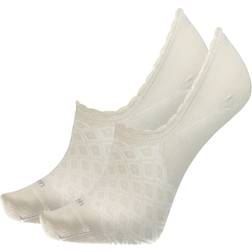 Calvin Klein Libby Diamond No Show Sock 2-pack - Beige