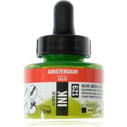 Amsterdam Acrylic Ink Bottle Olive Green Light 30ml