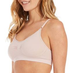 Magic Bodyfashion Bamboo Comfort Bra with Spaghetti Straps - Rose