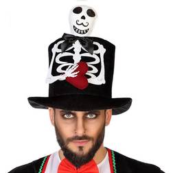 Th3 Party Hat Halloween Skelet Sort