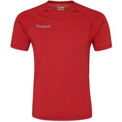 Hummel First Performance Short Sleeves Jersey Kids - True Red