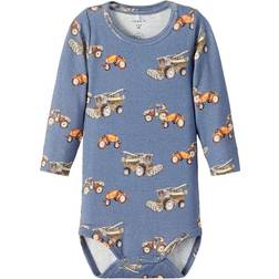 Name It Tractor Romper - Wild Wind (13207670)