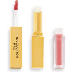Revolution Pro Supreme Stay 24 Hour Lip Duo 1.5g (Various Shades) Tease