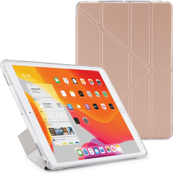Pipetto iPad 10.2Origami Case Metallic Rose Gold"